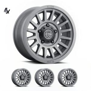 Prado 250 (17X9) 4x INVADER WHEELS (6/139) +25 OFFSET