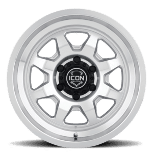 (17×8.5) 4x NUEVO SILVER MACHINED 6×5.5 (0 OFFSET)