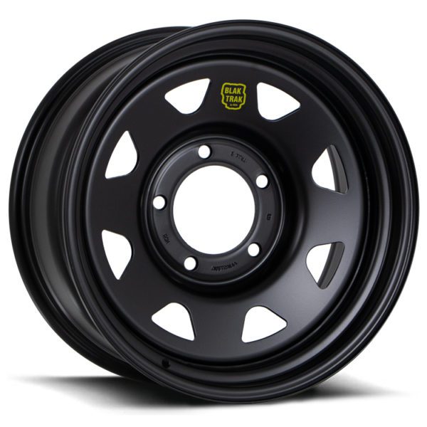 Y61/ Y60 (16X8) 5x Blak Trak Steel wheels (6/139) -13 OFFSET